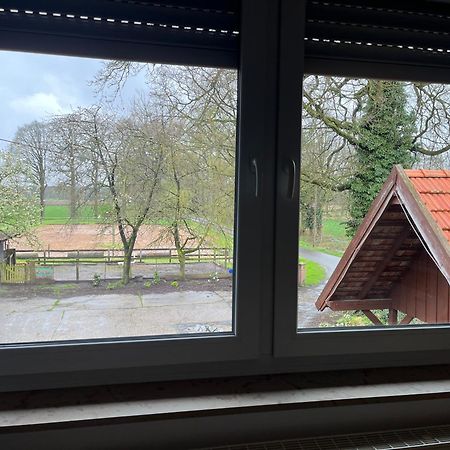 Wunderschoene Ferienwohnung Mit Balkon Auf Dem Bauernhof Greven Esterno foto