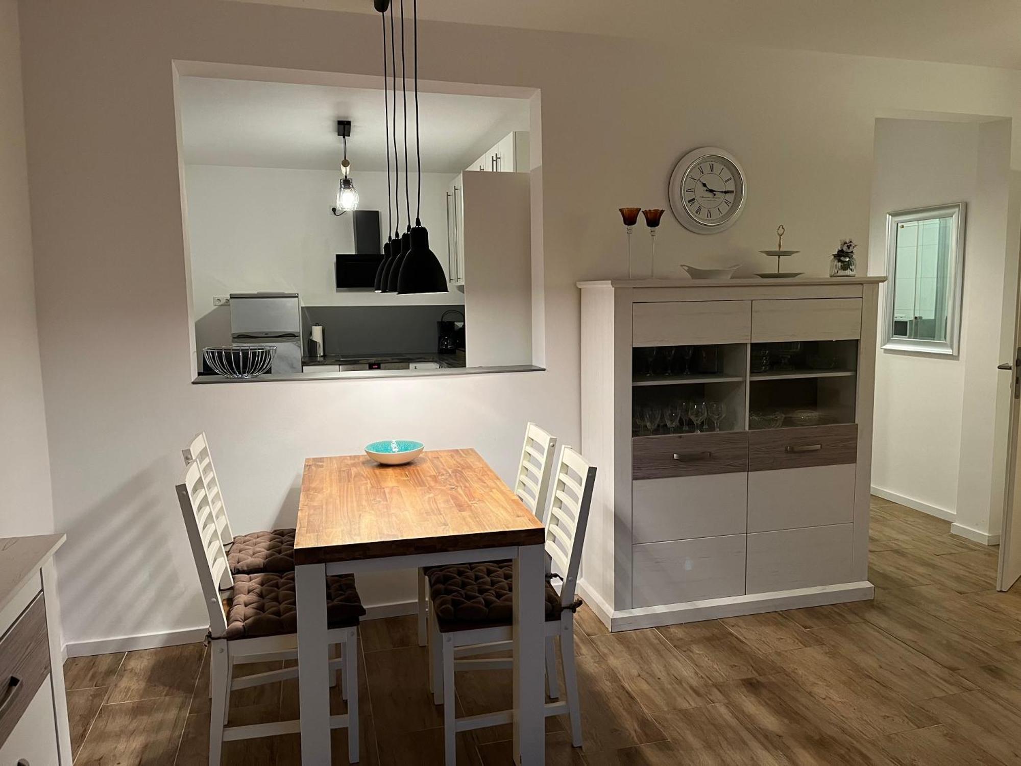 Wunderschoene Ferienwohnung Mit Balkon Auf Dem Bauernhof Greven Esterno foto