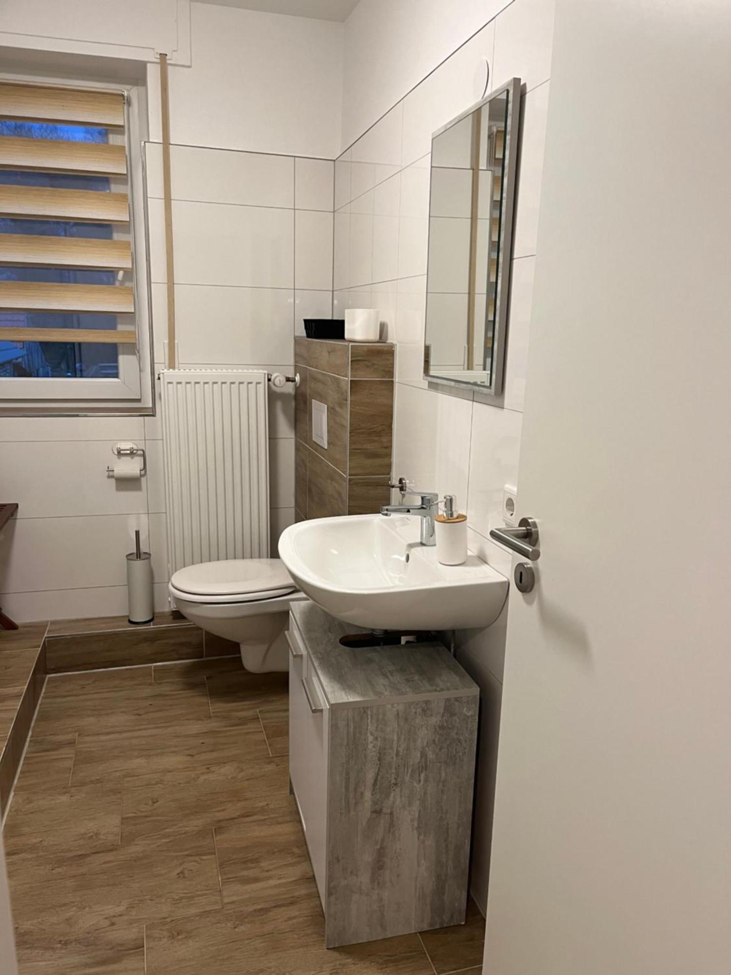 Wunderschoene Ferienwohnung Mit Balkon Auf Dem Bauernhof Greven Esterno foto