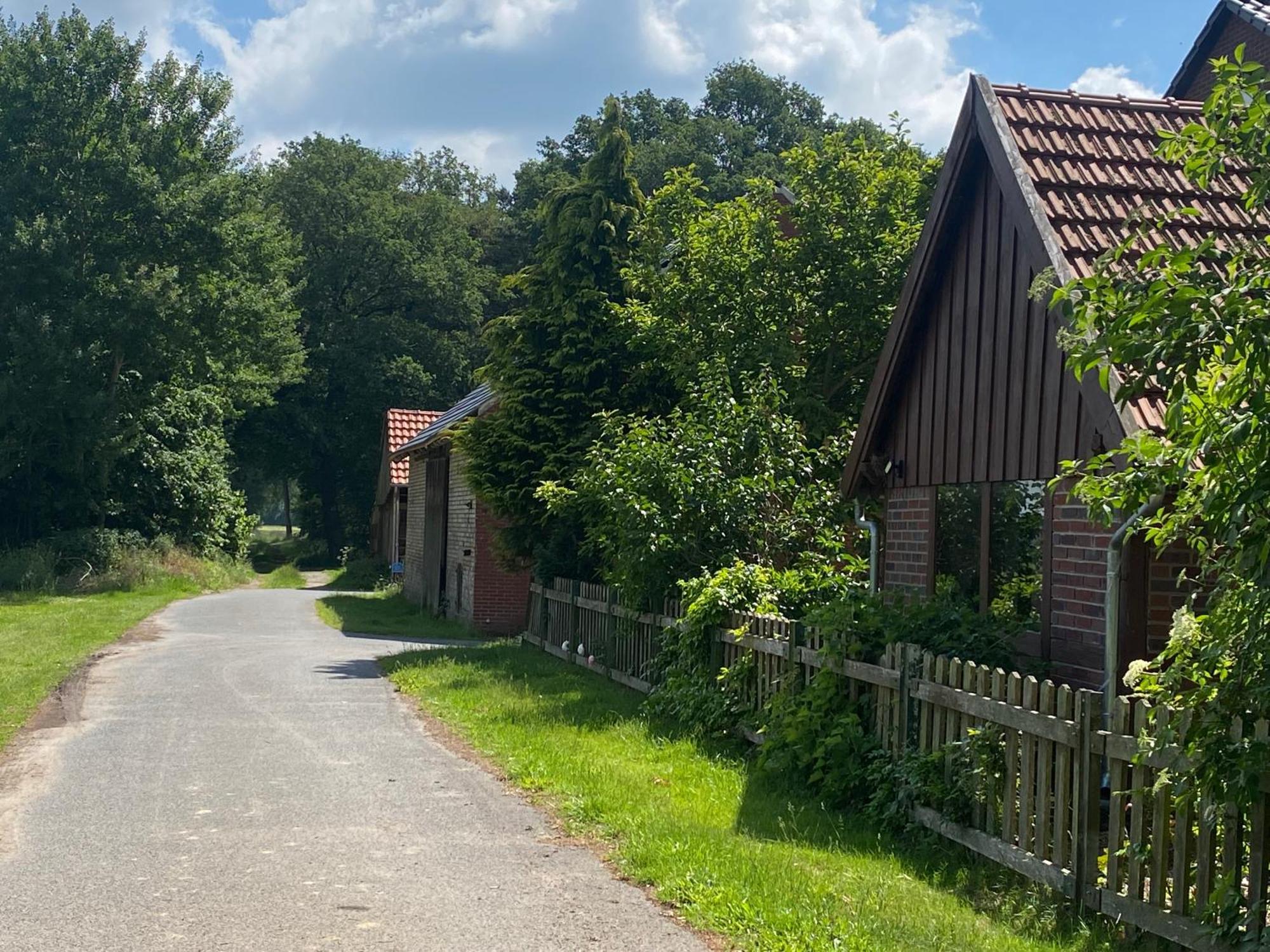 Wunderschoene Ferienwohnung Mit Balkon Auf Dem Bauernhof Greven Esterno foto